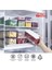 Nora 2 Lt Plastik Saklama Kabı 4'lü Set – Hava Geçirmez Kapaklı, Ekru/Mürdüm/Açık Gri, Mutfak Düzenleyici 5