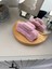 Pembe Renkli Peluş Toka 1