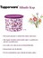 Tupperware Silindir Kap Çiçekli 1