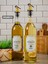 2'li Gold Kapaklı Yağ ve Sirke Şişesi Gold Kapaklı 750 ml Yağdanlık Zeytinyağ Sıvıyağ Şişesi 1