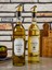 2'li Gold Kapaklı Yağ ve Sirke Şişesi Gold Kapaklı 750 ml Yağdanlık Zeytinyağ Sıvıyağ Şişesi 2