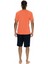 18877 Erkek Mercan Yarım Kollu Bisiklet Yaka Şort Takım 4