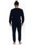 18923 Erkek Lacıvert Uzun Kollu Yuvarlak Yaka Pijama Takımı 2