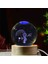 Kristal Cam Kar Küresi 3D Renk Değiştiren Rgb'li Doğal Ahşap Standlı USB Kablolu LED Işıklı Lamba Seti Konsept Dekoratif Hediyelik Eşya Top Dekor Özel Premium Seri 2