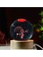 Kristal Cam Kar Küresi 3D Renk Değiştiren Rgb'li Doğal Ahşap Standlı USB Kablolu LED Işıklı Lamba Seti Konsept Dekoratif Hediyelik Eşya Top Dekor Özel Premium Seri 3