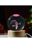 Kristal Cam Kar Küresi 3D Renk Değiştiren Rgb'li Doğal Ahşap Standlı USB Kablolu LED Işıklı Lamba Seti Konsept Dekoratif Hediyelik Eşya Top Dekor Özel Premium Seri 4
