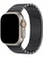 Apple Watch Uyumlu Siyah Paslanmaz Çelik Bilezik Akıllı Saat Kordonu 45-49MM Series 7, 8, 9, 10, Se, Ultra 4