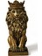 Biblo Dekoratif Obje Heykel Taçlı Aslan Biblo Dekoratif Süs Eşyası Altın Eskitme Renk Model 34 1
