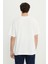 %100 Pamuk Oversize Fit Rahat Kesim Bisiklet Yaka Baskılı Tişört 5