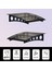 Pratik Metal Sundurma (120x100) Oval Serisi Kapı Üstü Sundurma Koruma Gölgelik (Siyah - Füme) 4