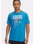 1390188-452 Ua M 60/40S Hoops Net S Mavi Yuvarlak Yaka Loose Fit Baskılı Erkek T-Shirt 1