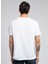 Bisiklet Yaka Beyaz Erkek T-Shirt 252 Lcm 242032 Desav Beyaz 4