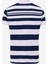 Çizgili Lacivert - Beyaz Erkek Polo T-Shirt M5SM-TST1342 2