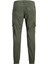 Lastikli Paça Yeşil Erkek Kargo Pantolon 12139912_JPSTPAUL Flake Cargo Noos 3