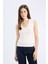 Slim Fit Dar Kesim V Yaka Ribana Atlet E5779AX25SP 3