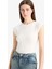 Slim Fit Dar Kesim Bisiklet Yaka Basic Düz Modal Kısa Kollu Tişört F0685AX25SP 3