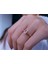 Pırlanta ve Beyaz Topaz Taşlı Diana Yüzük 0407R0205 5