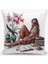 Bohem Desen Çift Taraflı Dijital Baskı Kırlent Kılıfı (Bohem Cushion Cover) 3