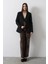 Önü Bağlamalı Blazer Ceket - Siyah 4