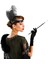 Nessiworld 1920&AMP;#39;LER Gatsby Aksesuar Seti – Siyah Charleston Saç Bandı &amp; Sigaralık 1