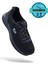 K5174 Memory Foam Lastikli Kadın Yürüyüş Günlük Siyah Spor Ayakkabı 3
