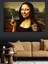 Sigara Içen Mona Lisa Dekoratif Tablo 1