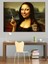 Sigara Içen Mona Lisa Dekoratif Tablo 4