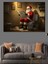 Tuvalette Noel Baba Dekoratif Tablo 3