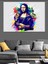 Graffiti Tarzı Mona Lisa Dekoratif Tablo 4