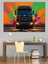 Neon Renkli Tır Dekoratif Tablo 1