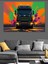 Neon Renkli Tır Dekoratif Tablo 2