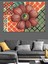 Geometrik Çiçek Deseni Dekoratif Tablo 2