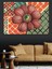 Geometrik Çiçek Deseni Dekoratif Tablo 3