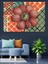 Geometrik Çiçek Deseni Dekoratif Tablo 4