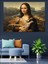 Kedili Mona Lisa Dekoratif Tablo 4
