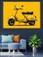 Sarı Klasik Vespa Dekoratif Tablo 1