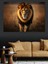 Aslan Kral Dekoratif Tablo 3