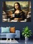Kahve Içen Mona Lisa Dekoratif Tablo 1