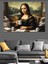 Kahve Içen Mona Lisa Dekoratif Tablo 4