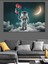 Astronot ve Balonlar Dekoratif Tablo 4