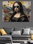Siyah Gözlüklü Mona Lisa Dekoratif Tablo 2