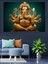 Altın Ganesha Heykeli Dekoratif Tablo 3