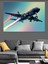 Uzayda Jet Uçak Dekoratif Tablo 2