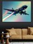 Uzayda Jet Uçak Dekoratif Tablo 3