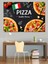 Lezzetli Pizza Reklamı Dekoratif Tablo 2