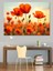 Turuncu Gelincik Çiçekleri Dekoratif Tablo 3