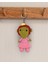 Prenses Fiona - Amigurumi Anahtarlık 14 cm - El Yapımı Sanatsal Örgü Çanta Aksesuarı 1