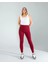 Bordo Fitilli Push Up Toparlayıcı Spor Tayt 1