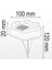 Beyaz Solar Çim Armatürü 5W 6500K 5