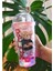 Karakter Figürlü Relax Ayıcık Suluk Pipetli LED Işıklı Buzlu Cam GÖRÜNÜMLÜ 450ML Çift Katman Mika Pembe 2768 2